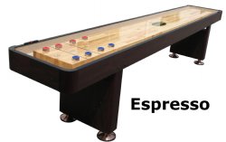 "The Standard" 9 Foot Shuffleboard Table by Berner Billiards in Cherry, Espresso or Black<BR>FREE SHIPPING