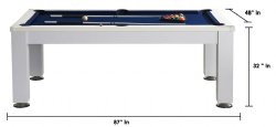 7 foot Esterno Outdoor Pool Table by Imperial<BR>FREE SHIPPING - ON SALE