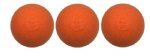 Garlando Pro Play Orange Foosballs / Balls - set of 3 <BR>FREE SHIPPING