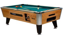 Coin Operated Pool Table by Great American - Eagle, Legacy, Monarch & Neon models available in 6', 6.5', 7', 8' & 9'
