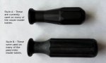 Garlando Replacement Handles ~ Black Plastic - $12 each