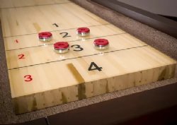 Shuffleboard Table Game Play - Knock Off Rules