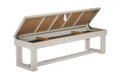 8 foot Lanai Pool Table in Oyster Grey by American Heritage Billiards<br>FREE SHIPPING - JULY 4th SALE