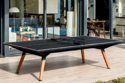 Lifestyle Outdoor Stationary Table Tennis in Black by Cornilleau<BR>FREE SHIPPING