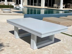The Lupo Contemporary Indoor / Outdoor All Weather Pool Table by Gameroom Concepts