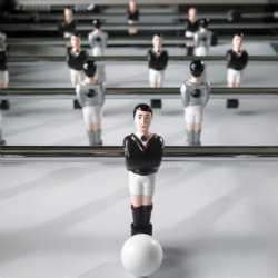 Rene Pierre Match Foosball Table in Black<br>FREE SHIPPING