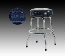 PAC-MAN Arcade Game Cocktail Table 19" Swivel Barstool
