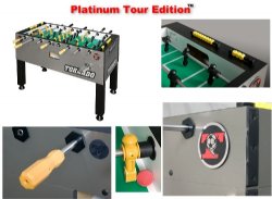 Tornado Platinum Tour Edition T-3000 Coin-Op Foosball Table<br>FREE SHIPPING