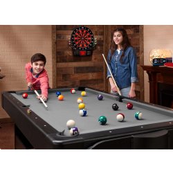 7 foot Pockey 3 in 1 Pool, Air Hockey & Ping Pong Table with Gray Cloth by FatCat <BR>FREE SHIPPING