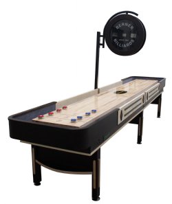 The Pro Shuffleboard Table - available in 12, 14, 16, 18 or 22 foot by Berner Billiards<BR>FREE SHIPPING