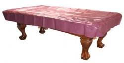 9 foot Naugahyde Pool Table Cover - Burgundy