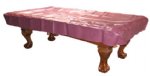 7 foot Naugahyde Pool Table Cover - Burgundy