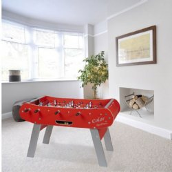 René Pierre Color Red Foosball Table<br>FREE SHIPPING