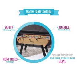 René Pierre Goal Foosball Table <br>FREE SHIPPING