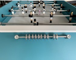 René Pierre Color Turquoise Foosball Table<br>FREE SHIPPING