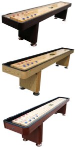 "The Standard" 12 Foot Shuffleboard Table by Berner Billiards ~ Cherry, Espresso or Black<BR>FREE SHIPPING