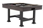 "The Urban" 3 in 1 - Rectangular SLATE Bumper Pool, Card & Dining Table in Midnight Black by Berner Billiards<BR>FREE SHIPPING