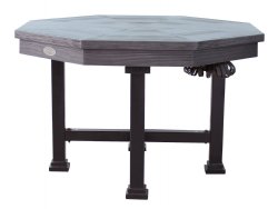 3 in 1 Table - Octagon 54" Urban Bumper Pool with SLATE bed in Midnight<br>FREE SHIPPING - ON SALE
