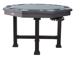 3 in 1 Table - Octagon 48" Urban Bumper Pool with SLATE bed in Midnight<br>FREE SHIPPING - ON SALE