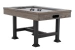 "The Urban" 3 in 1 - Rectangular SLATE Bumper Pool, Card & Dining Table in Silver Mist  by Berner Billiards<BR>FREE SHIPPING