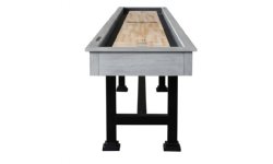 The Urban Shuffleboard Table in White with optional Top - available in 9, 12, 14 or 16 foot by Berner Billiards <BR>FREE SHIPPING