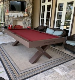 The Wolverine Contemporary Indoor / Outdoor All Weather Pool Table by Gameroom Concepts
