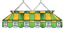 Green Bay Packers 40" Rectangular Stained Glass Shade