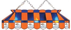 Denver Broncos 40" Rectangular Stained Glass Shade