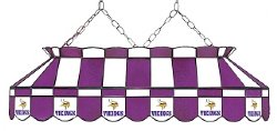 Minnesota Vikings 40" Rectangular Stained Glass Shade