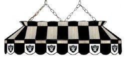 Las Vegas Raiders 40" Rectangular Stained Glass Shade