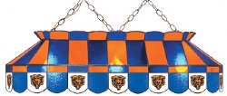 Chicago Bears 40" Rectangular Stained Glass Shade