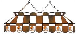 Cleveland Browns 40" Rectangular Stained Glass Shade
