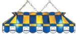 San Diego Chargers 40" Rectangular Stained Glass Shade