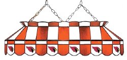 Arizona Cardinals 40" Rectangular Stained Glass Shade