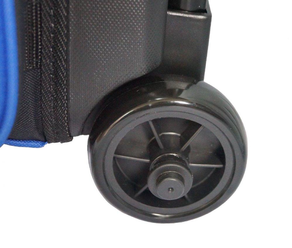 The Commando 1 Ball / Single Roller Bowling Ball Bag in Blue & Black