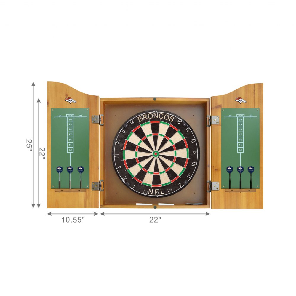 Denver Broncos Dartboard, Darts & Set sku 201003