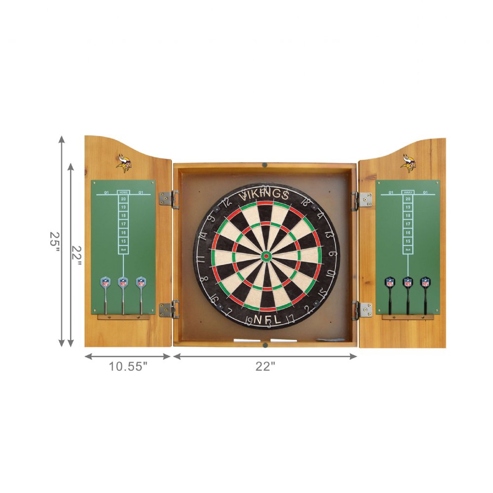 Minnesota Vikings Dartboard, Darts & Set sku 201007