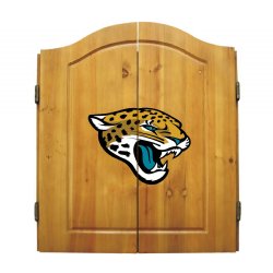 Jacksonville Jaguars Dartboard, Darts & Cabinet Set
