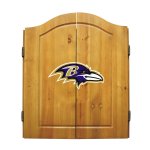Baltimore Ravens Dartboard, Darts & Cabinet Set