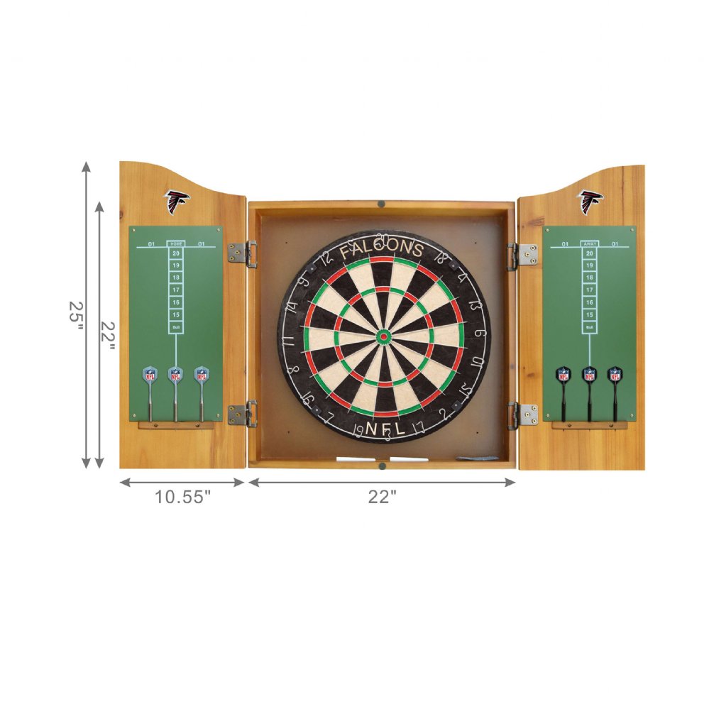 Atlanta Falcons Dartboard, Darts & Set sku 201030