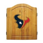 Houston Texans Dartboard, Darts & Cabinet Set