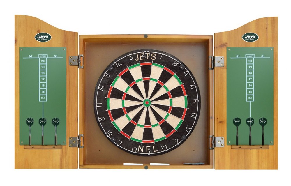 New York Jets Dartboard, Darts & Set