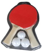 Waterproof Table Tennis 2 Player Paddle / Racket Set with 3 Balls<BR>FREE SHIPPING