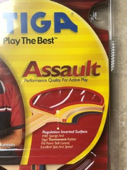 STIGA Assault Racket for Table Tennis / Ping Pong Paddles  / USATT