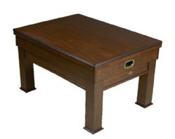 "The Weston" 3 in 1 - Rectangular SLATE Bumper Pool, Card & Dining Table in Brown by Berner Billiards<BR>FREE SHIPPING