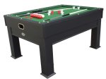 "The Weston" 3 in 1 - Rectangular SLATE Bumper Pool, Card & Dining Table in Black by Berner Billiards<BR>FREE SHIPPING
