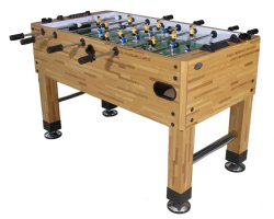 Berner Premium Foosball Table in Butcher Block with both 1 & 3 Man Goalie <br>FREE SHIPPING