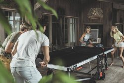 600X Cross Indoor / Outdoor Table Tennis in Black by Cornilleau<BR>FREE SHIPPING