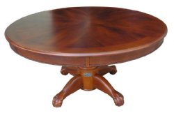60" Round Poker Table w/ Dining Top & 6 Chairs in Walnut by Berner Billiards<br>FLOOR MODEL - FL ONLY