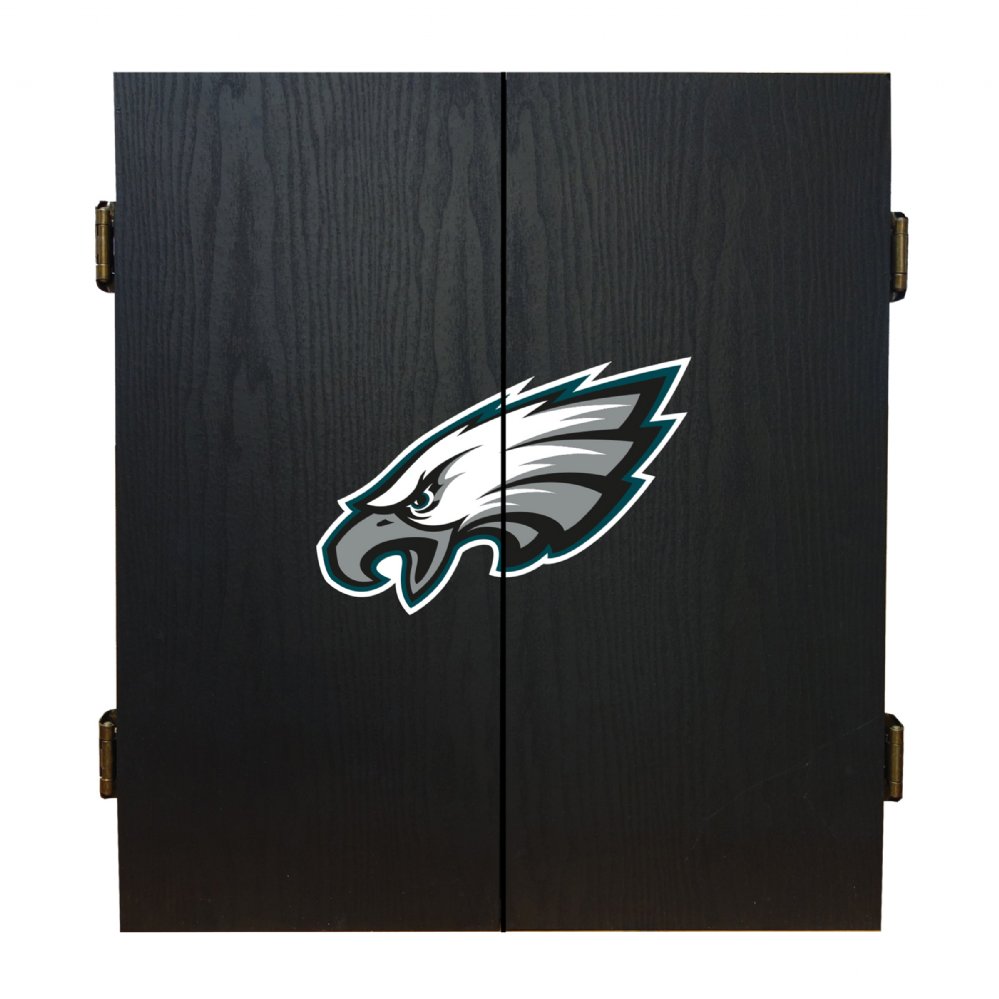 Philadelphia Eagles Fan's Choice Dartboard, Dart & Cabinet Set in Black  FREE SHIPPING